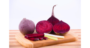 Beetroot on cutting Board