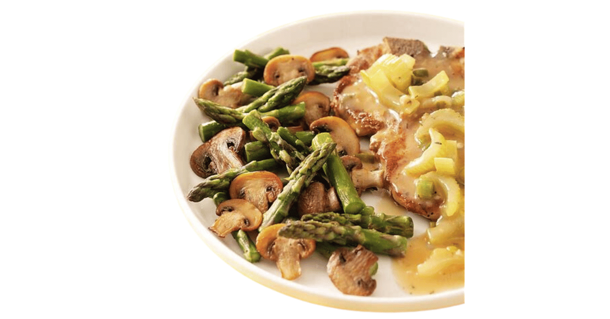 Asparagus with Mushroom recipe