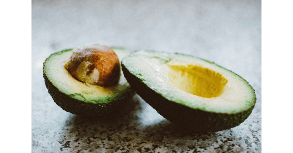 photo of sliced avocado