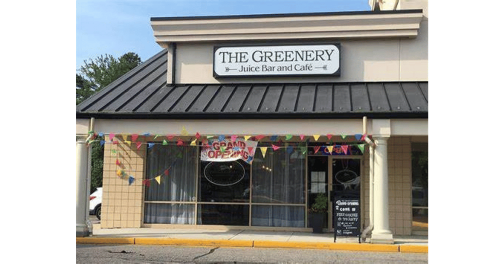 The Greenery juice bar and Cafe photo of the front portion