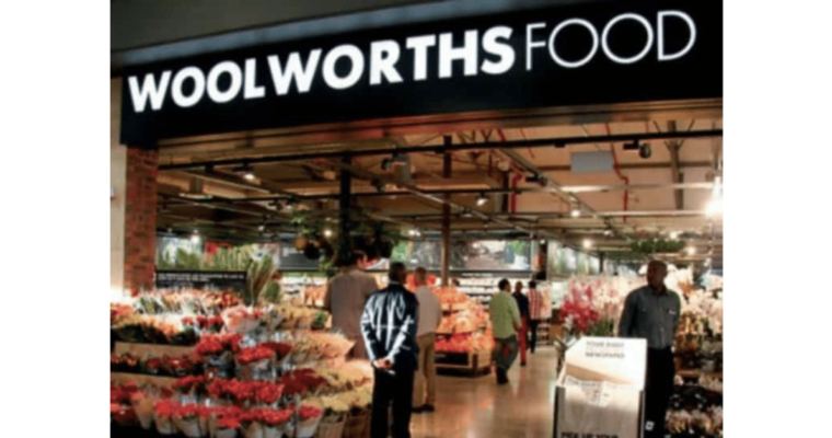 Front of Woolworths Food Shop