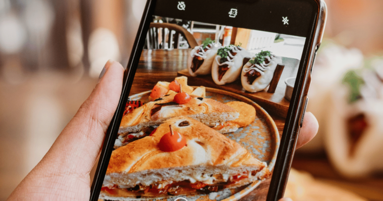 Abhishek Haljare a person taking a picture of food on the plate