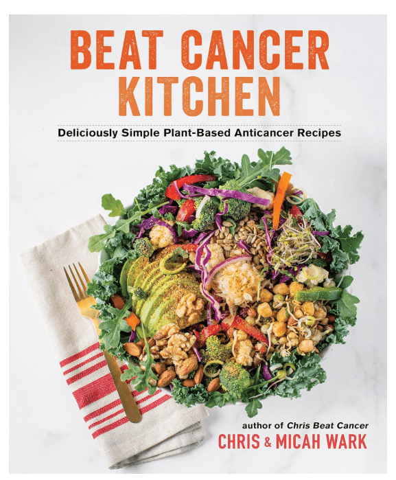 Beat Cancer Kitchen have simple plant-based anti-cancer recipes in the cookbook.