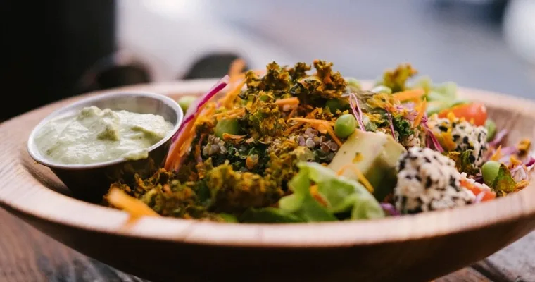 african vegan meal