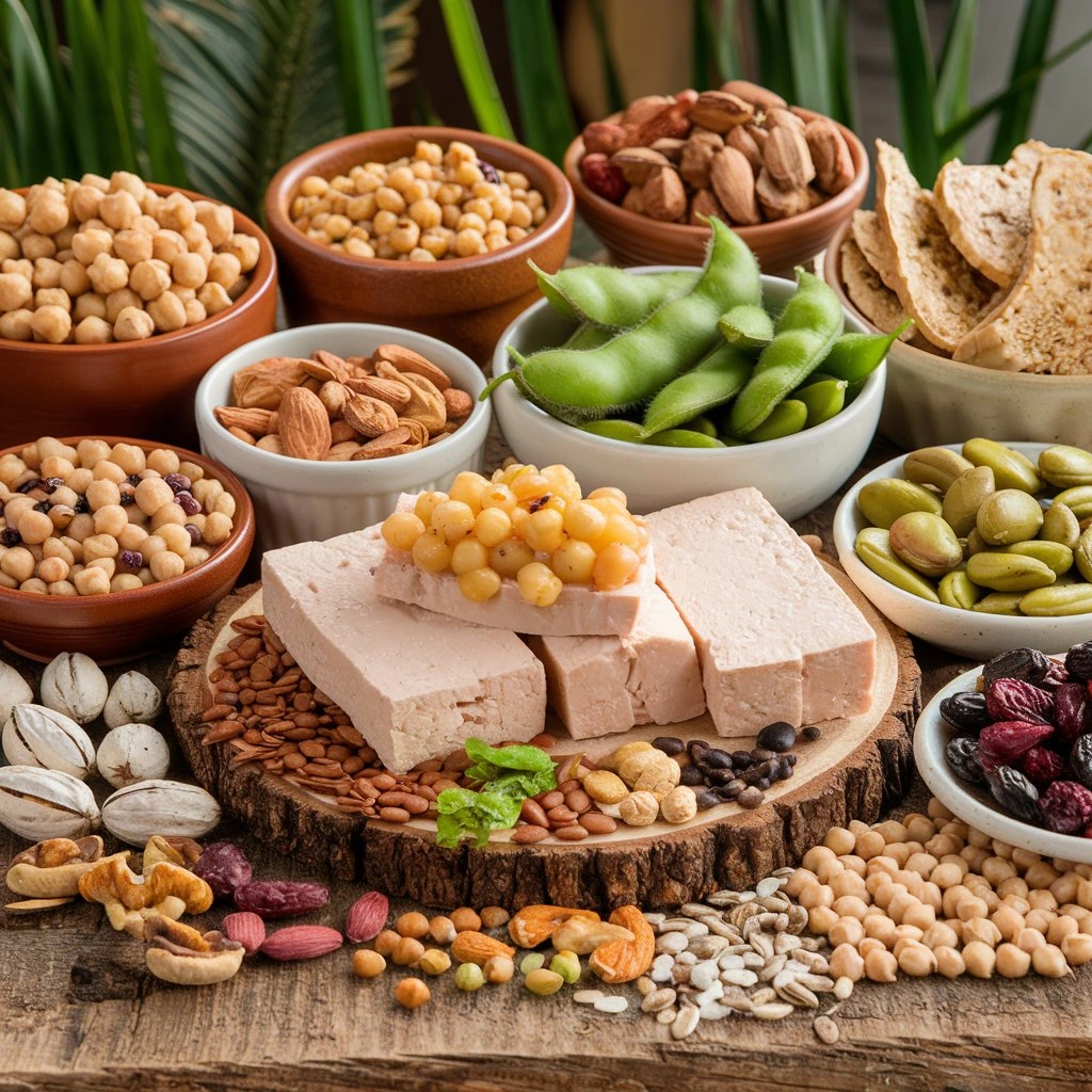 Protein sources for your high-protein plant-based diet.