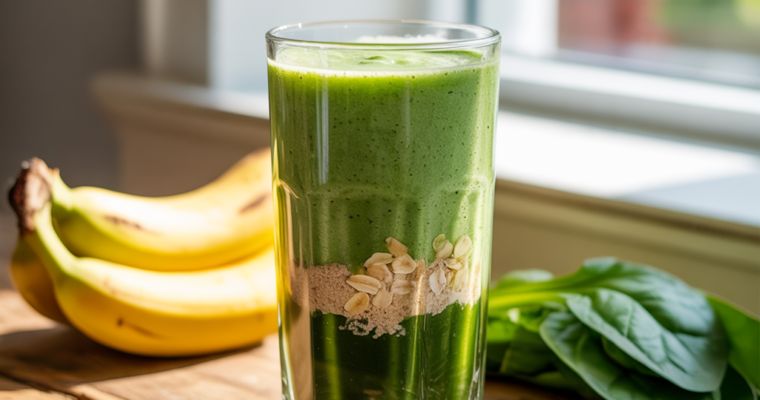 Smoothie, good for your vegan pre-workout.