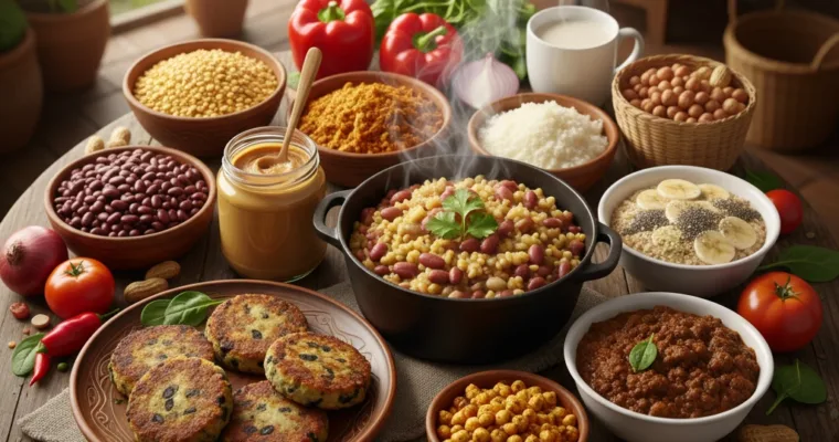 Evidence-Based Plant-Based High-Protein Recipes SA