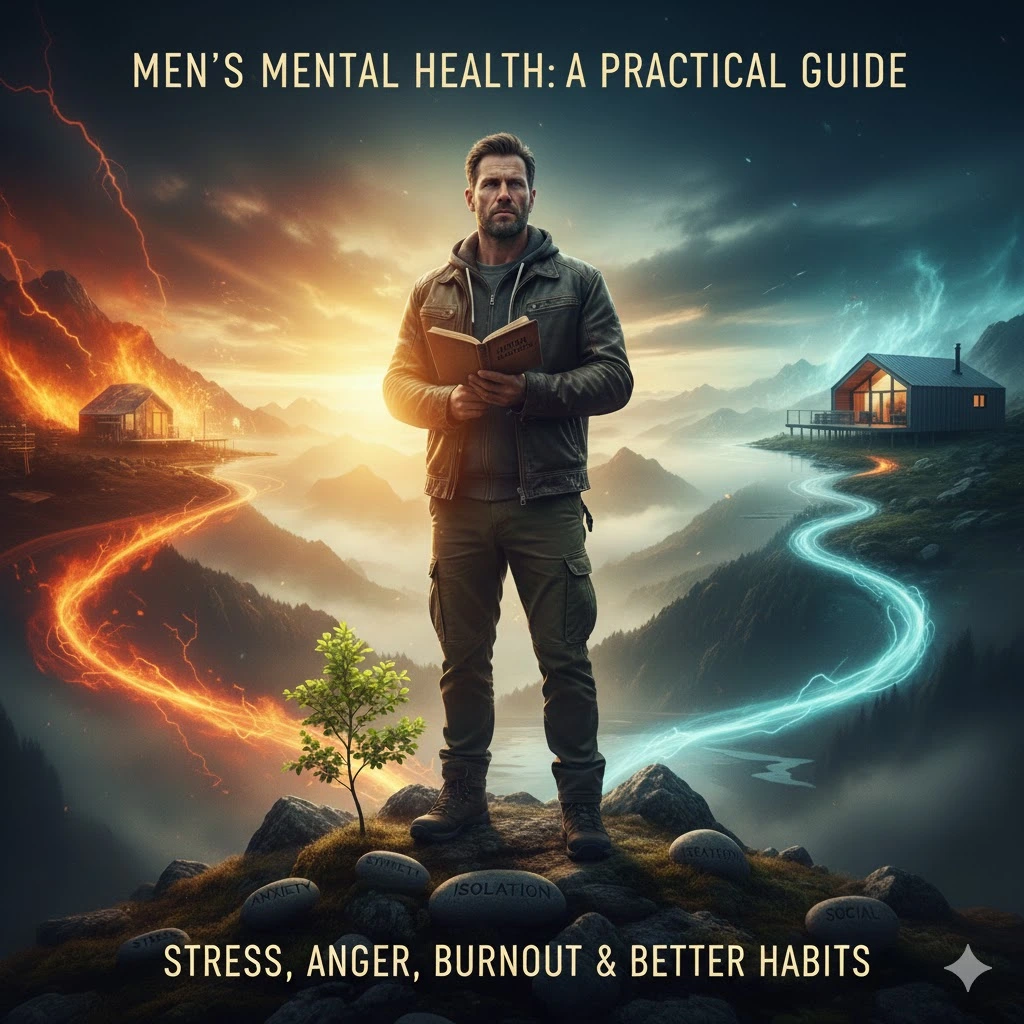 Men’s Mental Health: A Practical Guide to Stress, Anger, Burnout & Better Habits