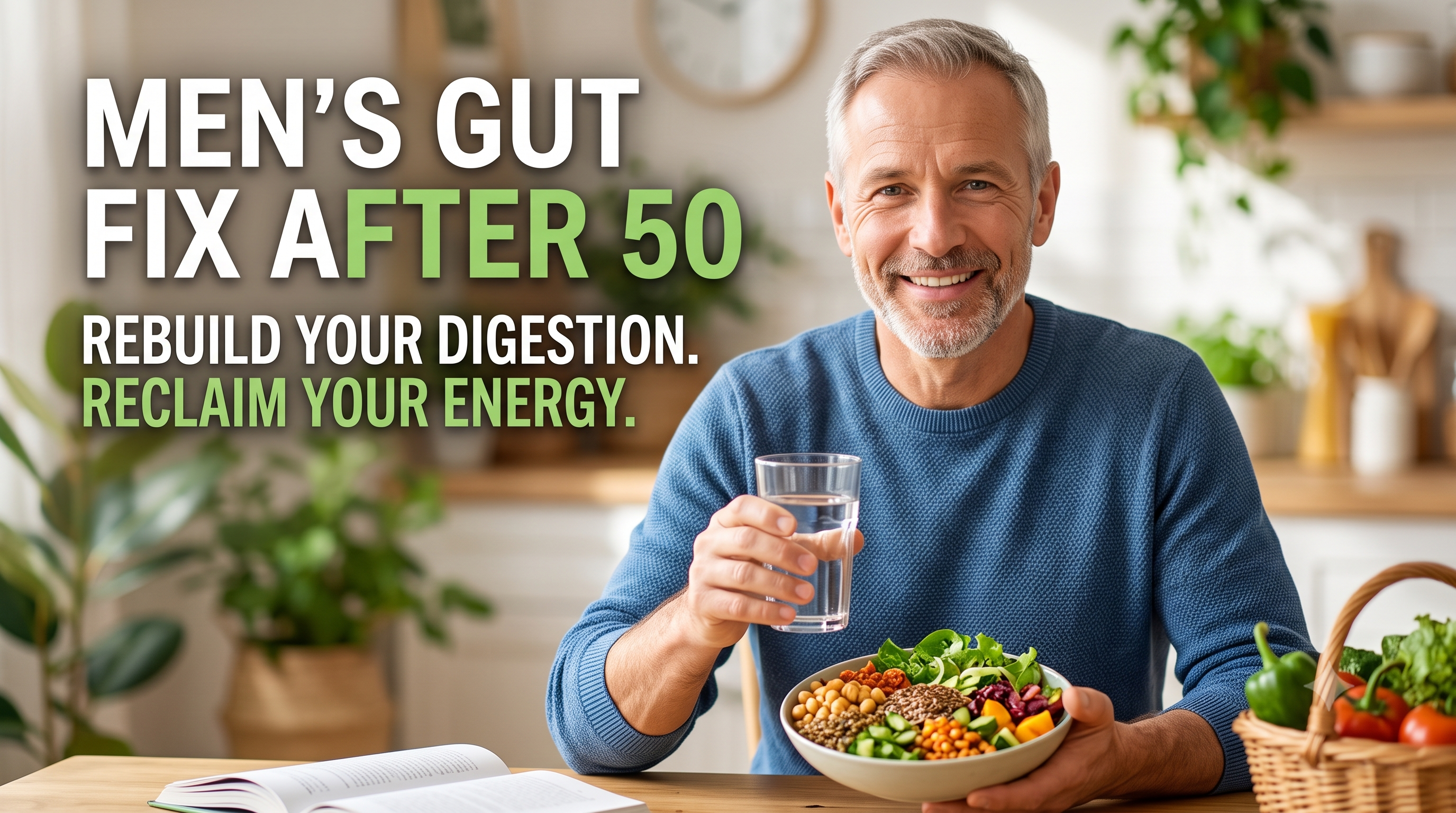 Men’s Gut Fix After 50: The Complete Blueprint